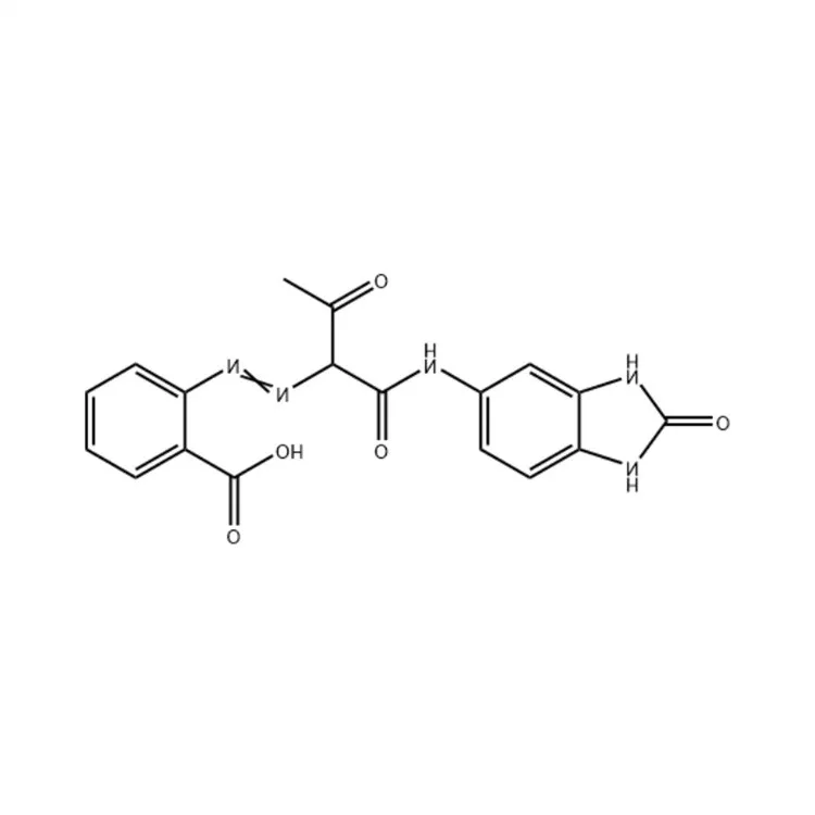 Plastic Organic Pigment 2-[[1-[[(2,3-dihydro-2-oxo-1H-benzimidazol-5-yl)amino]carbonyl]-2-oxopropyl]azo]-Benzoicacid CAS 31837-42-0